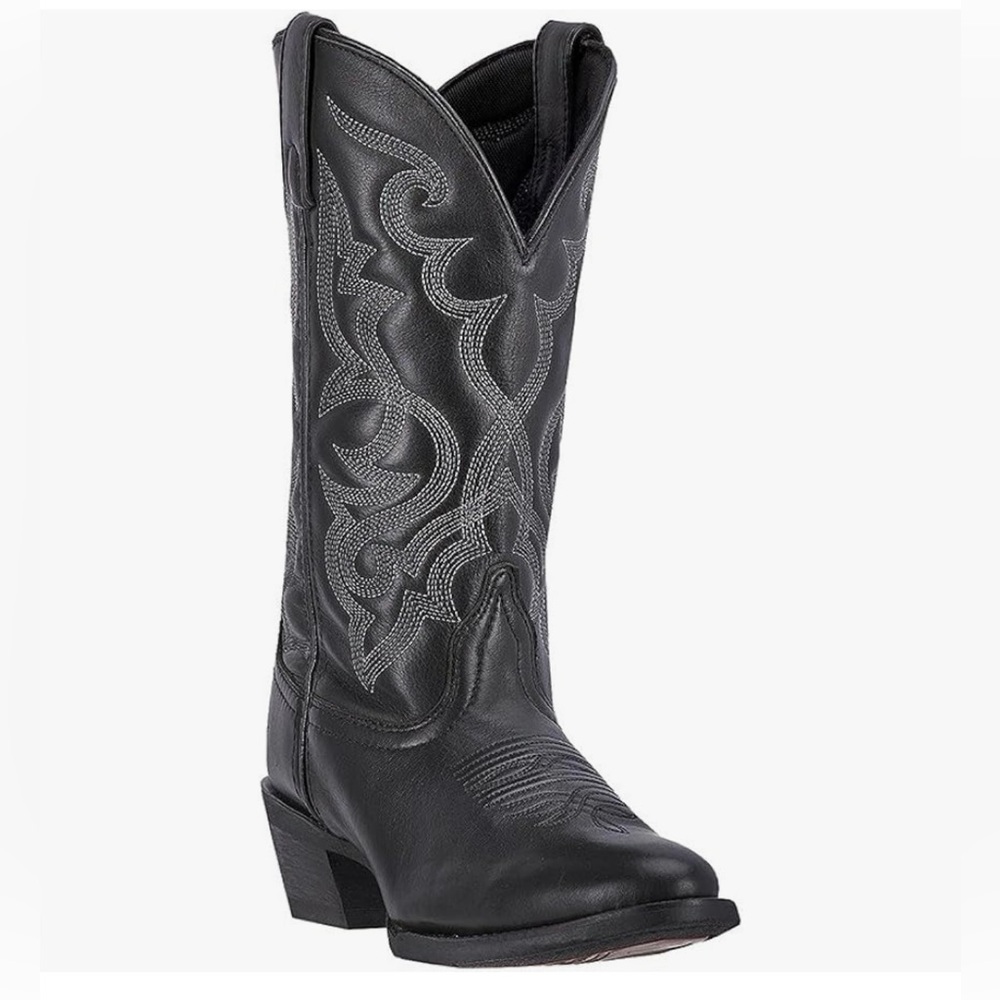 Laredo mid calf cowboy boots - worn once size 8 wide